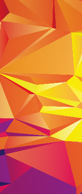 Roletă blackout model origami colorat