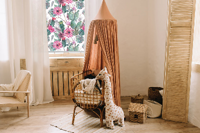Roletă blackout cu model Floare de cactus