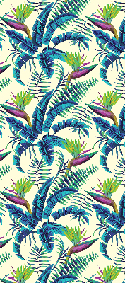Roleta opacă cu model de plante tropicale