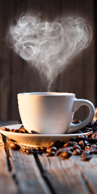Roleta blackout o ceașcă de cafea