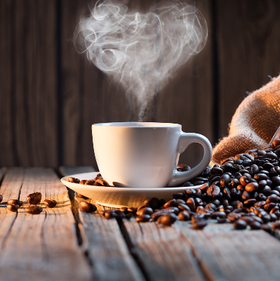Roleta blackout o ceașcă de cafea