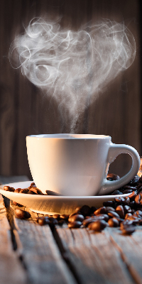 Roleta blackout o ceașcă de cafea