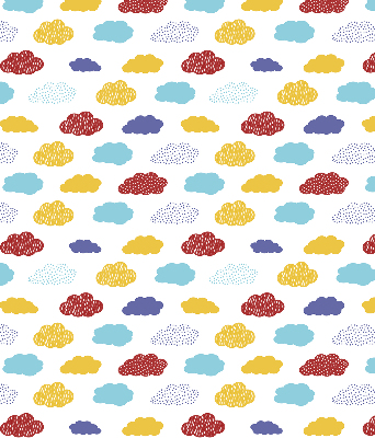 Roletă opacă nori colorați
