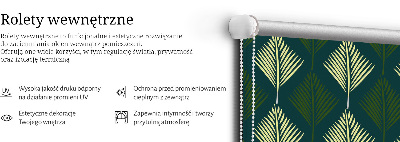 Roletă blackout plante
