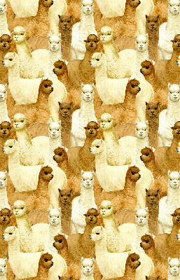 Roletă blackout cu modelul „O turmă de alpaca”