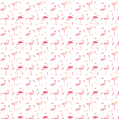 Roletă opacă cu model cu flamingo și pene