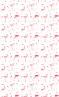 Roletă opacă cu model cu flamingo și pene