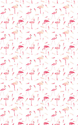 Roletă opacă cu model cu flamingo și pene
