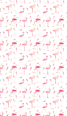 Roletă opacă cu model cu flamingo și pene