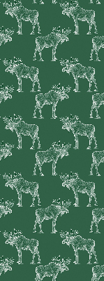 Perdea roleta verde