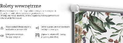 Roleta blackout cu model Natură exotică