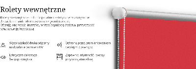 Perdea roleta roșu