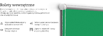 Perdea roleta verde