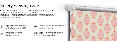 Roleta opaca cu model abstract de ochi