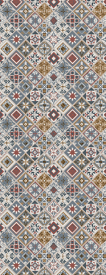 Perdea roleta cu model de romburi decorative