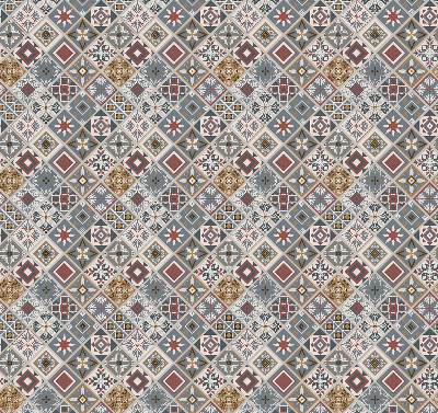 Perdea roleta cu model de romburi decorative