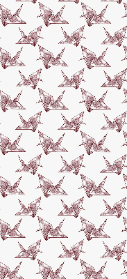 Roleta blackout cu model lebede origami