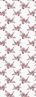 Roleta blackout cu model lebede origami