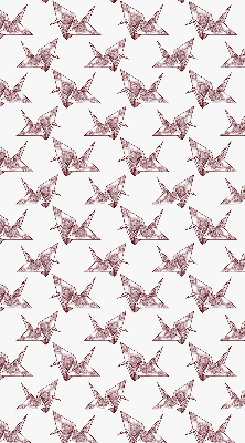 Roleta blackout cu model lebede origami
