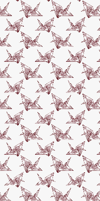 Roleta blackout cu model lebede origami