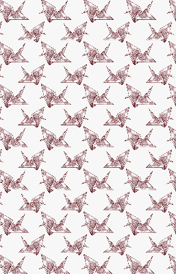 Roleta blackout cu model lebede origami