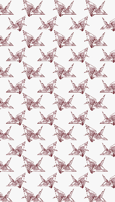 Roleta blackout cu model lebede origami