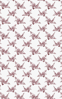 Roleta blackout cu model lebede origami