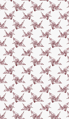 Roleta blackout cu model lebede origami