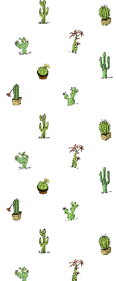 Perdea roleta cu model de cactuși