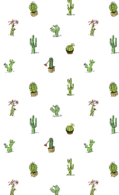 Perdea roleta cu model de cactuși