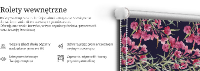 Roleta blackout cu model Floare exotică