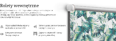 Roletă opacă frunze