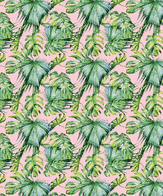 Perdea roleta cu model de frunze tropicale