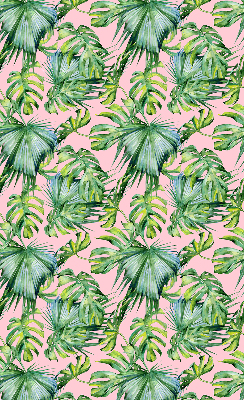 Perdea roleta cu model de frunze tropicale