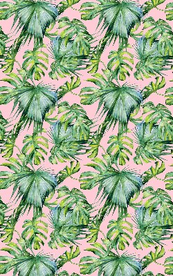 Perdea roleta cu model de frunze tropicale
