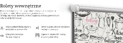 Roleta opacă pentru ustensile culinare