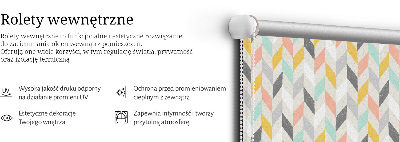 Roletă opacă de culoare Hering colorat