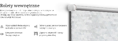Roletă blackout model triunghi gri