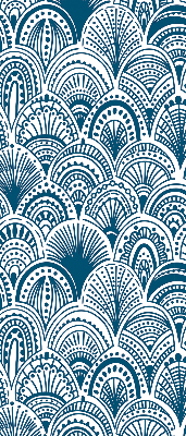 Roleta opaca model albastru