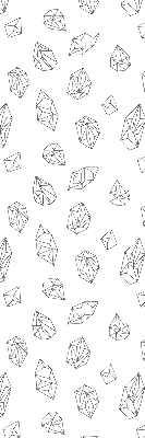 Perdea roleta cu forme geometrice