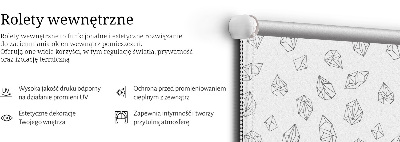 Perdea roleta cu forme geometrice