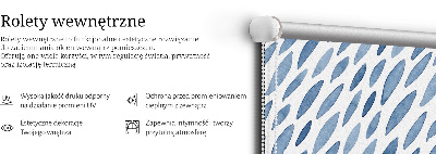 Perdea roleta granule pictate
