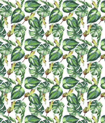 Roletă opacă cu model Plante tropicale