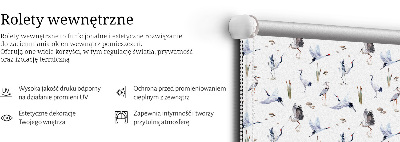 Perdea roleta cu model de stârci