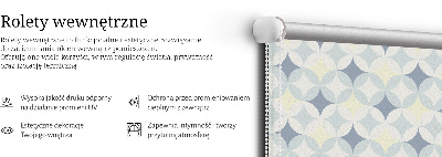 Perdea roleta cu stele colorate