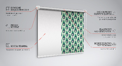 Roletă opacă cu design de avocado