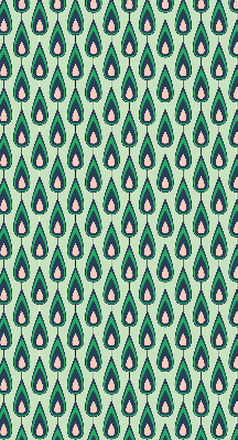 Roletă opacă cu design de avocado