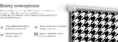 Roleta blackout cu model geometric