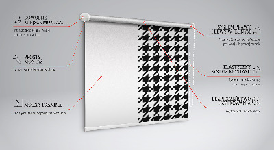 Roleta blackout cu model geometric