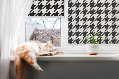 Roleta blackout cu model geometric